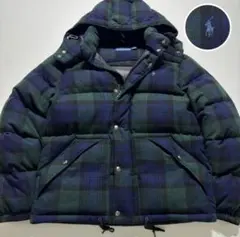 polo ralph lauren ブラックウォッチダウンジャケット
