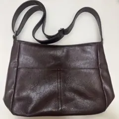 ダークブラウン ショルダーバッグ
