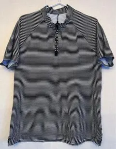 【PEARLY GATES】PGGモックネックシャツ／ハーフジップ