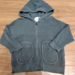 ZARA フード付きカーディガン 80cm