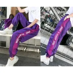 ストリート カーゴパンツ ラインパンツ 韓国 ダンス ヒップホップ