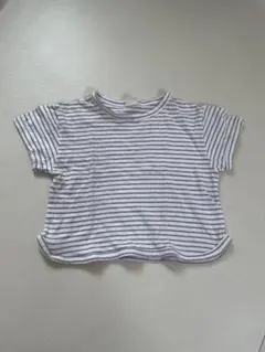 韓国子供服　ベラ　ボーダーTシャツ　90サイズ　保育園着のサムネイル