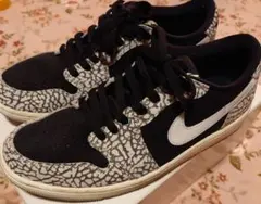 ナイキ Air Jordan1 low OG ブラックセメント　27.5cm