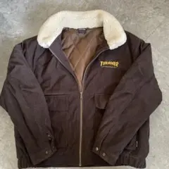 THRASHER コーデュロイジャケット ブラウン