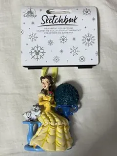 ディズニーストア　オーナメント　美女と野獣　ベル　ポット夫人　チップ