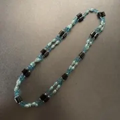 新品 ブルー 磁気ネックレス