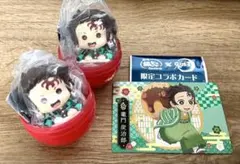 ♡鬼滅の刃♡ おねむたん拾二之型 炭治郎2個セット＋銀だこ限定コラボカード♪