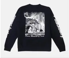 未着用新品】小沢健二 LIFE薄手スウェット レッド×ホワイト Mサイズ