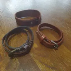 レザー製ブレスレット