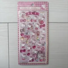 【24時間以内発送】　ハローキティ　ピンク　ボンボンドロップシール