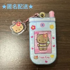 【匿名配送】サンリオ ハローキティ スライドガラケーキーホルダー 日焼けキティ