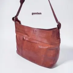 ゲンテン genten ショルダーバッグ トスカ ブラウン マグネットフラップのサムネイル