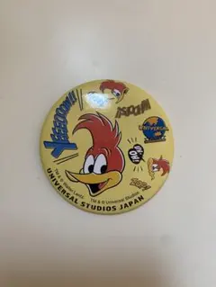 USJ ウッディー・ウッドペッカー 缶バッジ - メルカリ