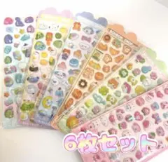 ぷくぷくシール BONBON 3Dシール 立体 ボンボンドロップ風シール　6枚