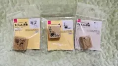 木製スタンプセット 3点まとめ売り 未開封 DAISO