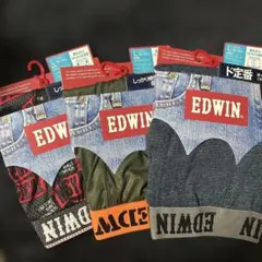 EDWIN ボクサーパンツ Lサイズ 新品デニム風　３枚セット