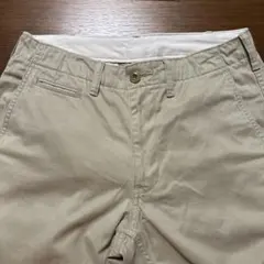 UNIQLO ヴィンテージレギュラーフィットチノ チノパン ベージュ 73cm