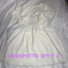 ロディスポット ストライプフルールドットシアールルワンピース 水色 Mのサムネイル