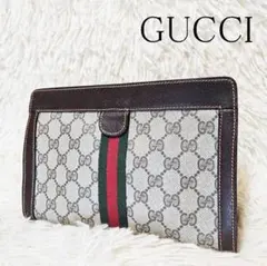 GUCCI オールド クラッチバッグ GG シェリーライン セカンドバッグ