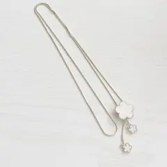 ラリエット　フラワーネックレス　即購入可能