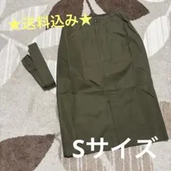 【TONAL】ベイカースカート（カーキ：36/S）
