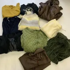 カジュアル10点セット（フード付きジャケット含む）　Fサイズ Lサイズ