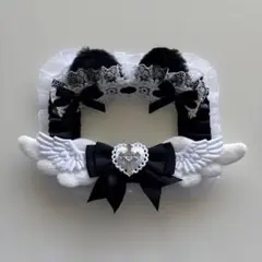 ♥レースデコ♥ブラック　硬質カードケース　トレカレースデコ