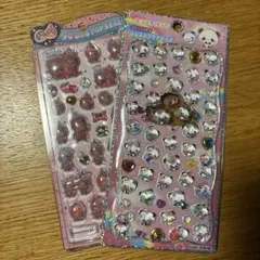 【正規品】うるちゅるポップシール　モンチッチ　ジュエルプチドロップ　2枚セット