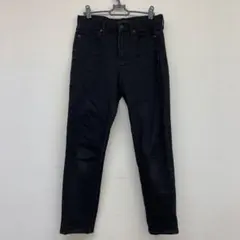 【b0283】ユニクロ 黒 スキニージーンズ スリム 美品 26 デニム