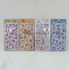 新作 ディズニー プチドロップステッカー ４枚セット スティッチ