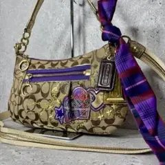 極美品✨ COACH POPPY ONE SHOULDER BAG 2way