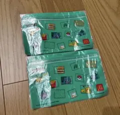 【新品未開封】マクドナルド ポケモン ジッパーポーチ 2枚セット