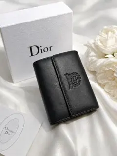 『値下げ』Dior ディオール キーケース 本革 ブラック ゴールド 高級感