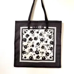 マルニ MARNI フラワー カフェ コットンキャンバス製 バンダナトートのサムネイル