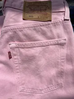 90s USA製　levi's 501 ピンク　美品