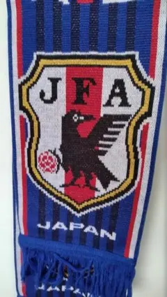 サッカー日本代表　ニットマフラー