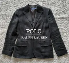 【Polo Ralph Lauren】リネン100% テーラードジャケット 黒のサムネイル