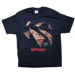 98年 USA製 GIANT KORN オフィシャル ヴィンテージ Tシャツ Vintage 1998 KORN Band T-shirt Anime Cartoon Giant Rock long