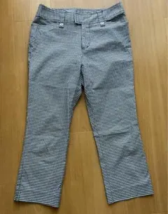 ベルメゾン　パンツ　クロップド　チェックのサムネイル