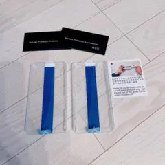 ✿iPhone14Plus/13ProMax ガラスフィルム 2枚 ガイド枠一体