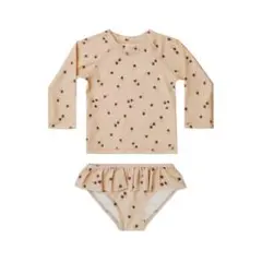 新品 4-5y Rylee&Cru Shell Ditsy RashGuard