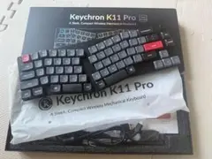 Keychron K11 Pro アリス配列 US配列 Knob 青軸