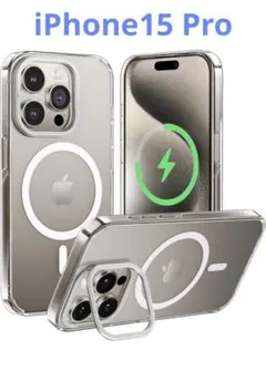 CASEKOO iPhone 15 Pro 用 ケース クリア