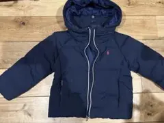 ポロ・ラルフ・ローレン フード付きダウンジャケット ネイビー