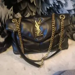 黒レザーショルダーバッグ