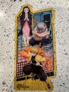 鬼滅の刃 映画入場特典 無限城編 猗窩座再来 クリアカード　善逸、禰豆子、伊之助