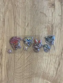 パワーパフガールズ ボンボンドロップシール　プチドロップシール