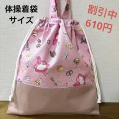 1043【おまとめ割不可】アリス柄体操着袋