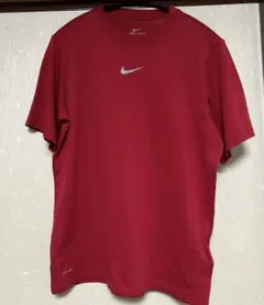 NIKEナイキ　DRI-FIT TシャツメンズLサイズ　スポーツウェア　速乾　赤