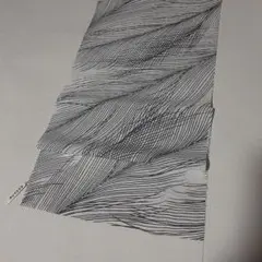 正絹　夏　絽帯揚げ　丹後ちりめん　藍墨色